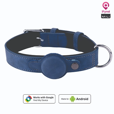 Mitag Go Anti Loss Device with Collar for Small Dogs (Blue) | Android