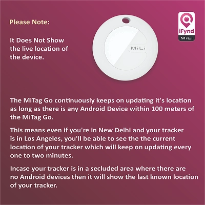 Mitag Go Anti Loss Device with Keychain for Dogs and Cats (Black) | Android
