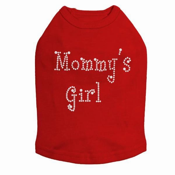 Mommy's Girl Rhinestone Dog Tank