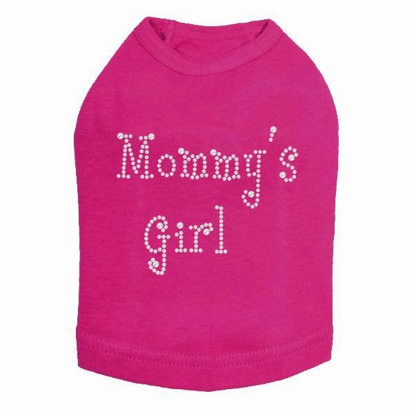 Mommy's Girl Rhinestone Dog Tank