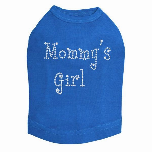 Mommy's Girl Rhinestone Dog Tank