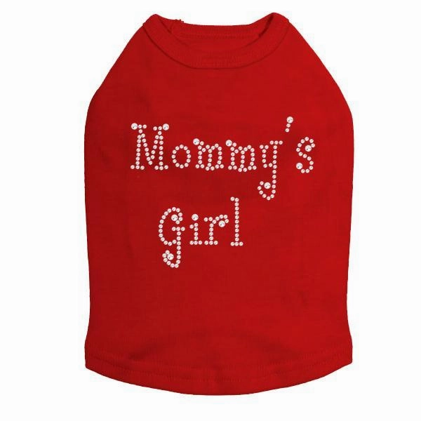 Mommy's Girl Rhinestone Dog Tank