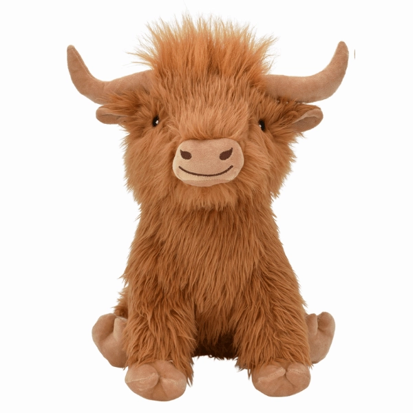 Multipet Highland Cow Dog Toy