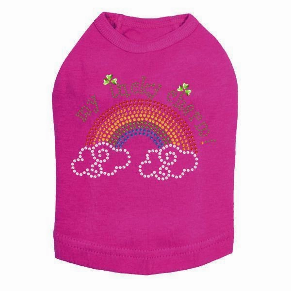 My Lucky Charm Rhinestone Dog Tank