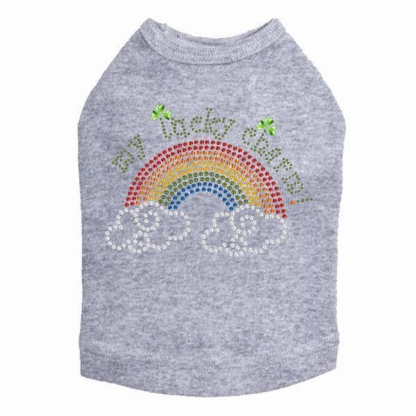 My Lucky Charm Rhinestone Dog Tank