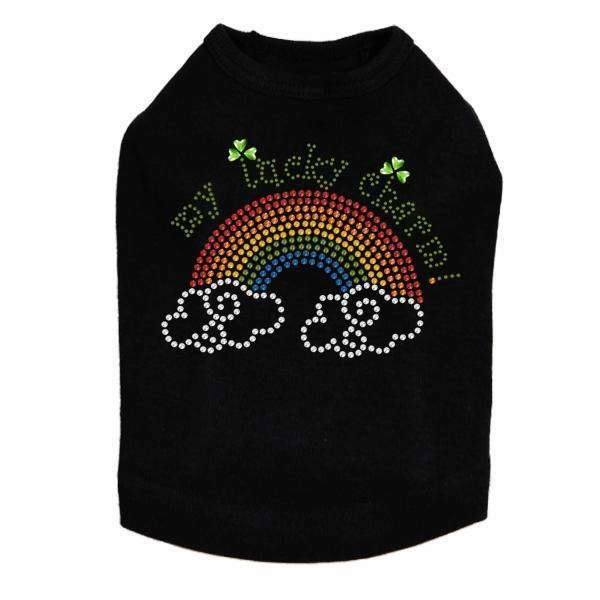 My Lucky Charm Rhinestone Dog Tank