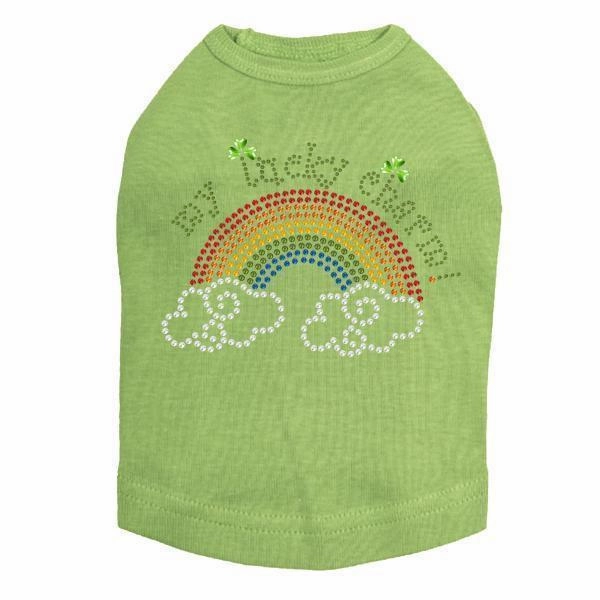 My Lucky Charm Rhinestone Dog Tank