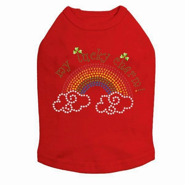 My Lucky Charm Rhinestone Dog Tank