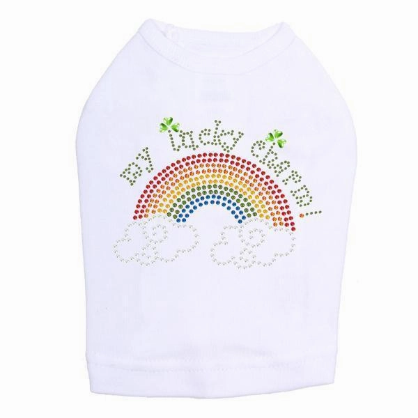 My Lucky Charm Rhinestone Dog Tank