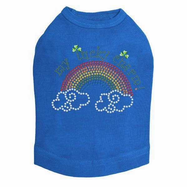My Lucky Charm Rhinestone Dog Tank