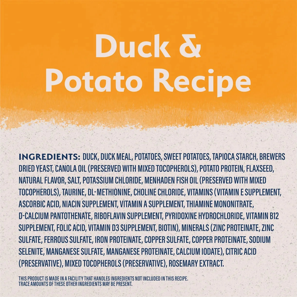 Natural Balance - Grain Free Duck & Potato Recipe for Dogs