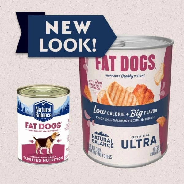 Natural Balance Fat Dogs Chicken & Salmon Recipe in Broth Canned Dog Food