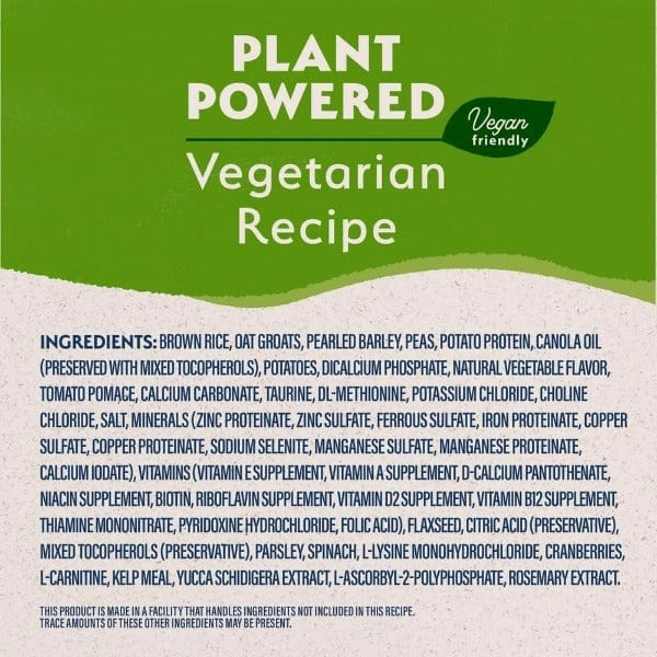 Natural Balance Plant Powered Vegetarian Recipe Dry Dog Food