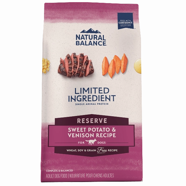 Natural Balance Reserve Grain Free Sweet Potato & Venison Recipe Dry Dog Food