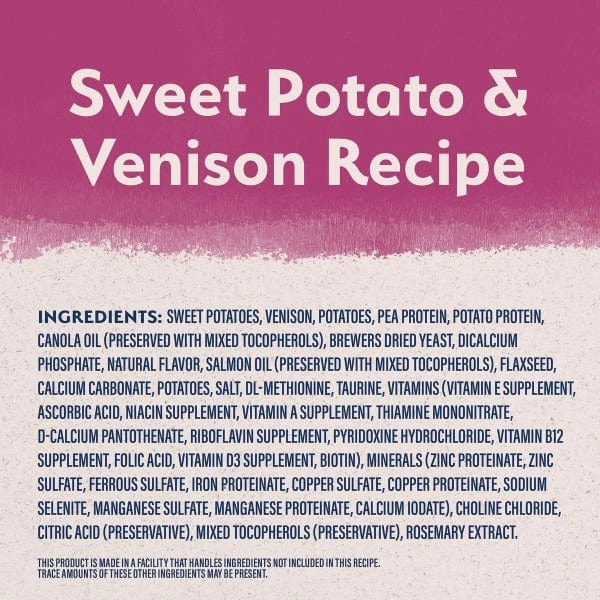 Natural Balance Reserve Grain Free Sweet Potato & Venison Recipe Dry Dog Food