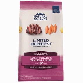 Natural Balance Reserve Grain Free Sweet Potato & Venison Recipe Dry Dog Food