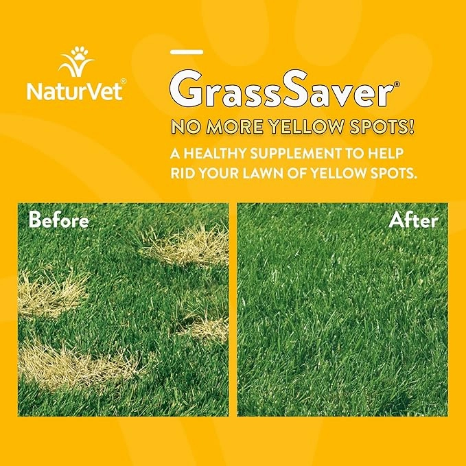 NaturVet GrassSaver Chewable Wafers for Dogs