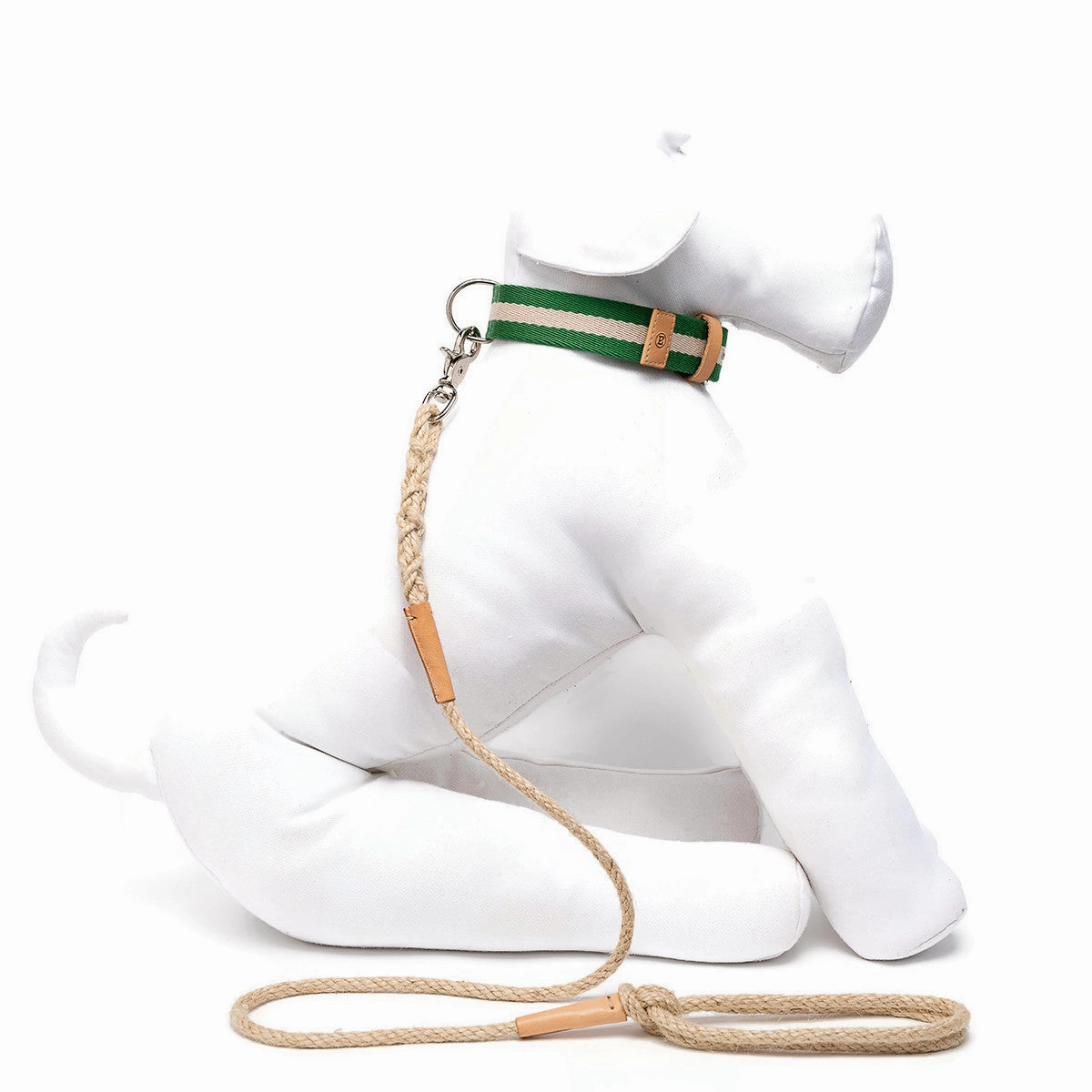 Navy Jute Dog Leash