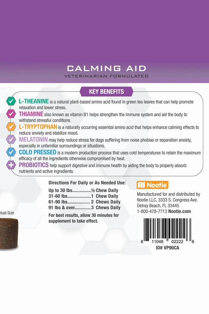 Nootie Progility Calming Chews Dog Supplement