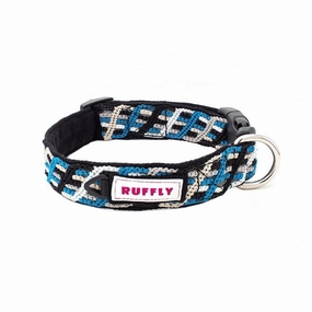 Northern Lights Dog Collar Riptide Blue Medium