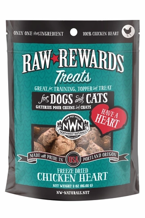 Northwest Naturals Chicken Hearts Freeze-Dried Dog Treats