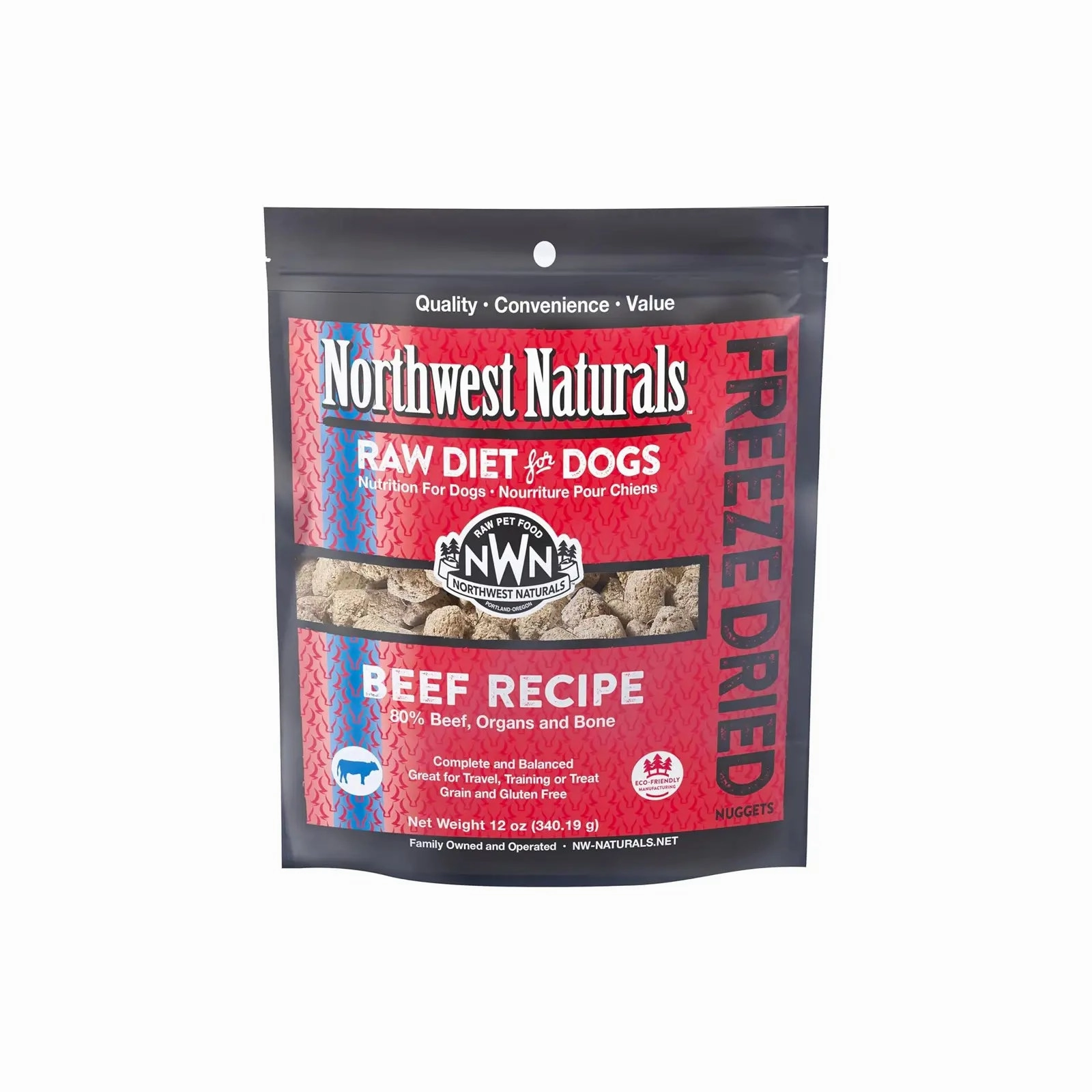 Northwest Naturals Freeze Dried Diets for Dogs - Beef Recipe