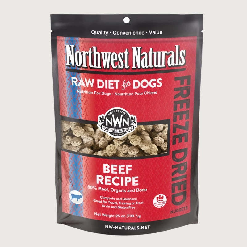 NORTHWEST NATURALS Freeze-Dried Raw Beef Recipe for Dogs