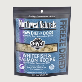NORTHWEST NATURALS Freeze-Dried Raw Whitefish & Salmon Recipe for Dogs