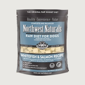 NORTHWEST NATURALS Frozen Raw Whitefish & Salmon Recipe for Dogs