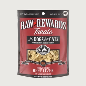 NORTHWEST NATURALS Raw Rewards Beef Liver Treats for Dogs & Cats
