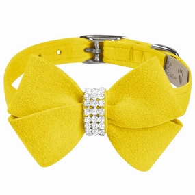 Nouveau Bow Dog Collar Sunshine