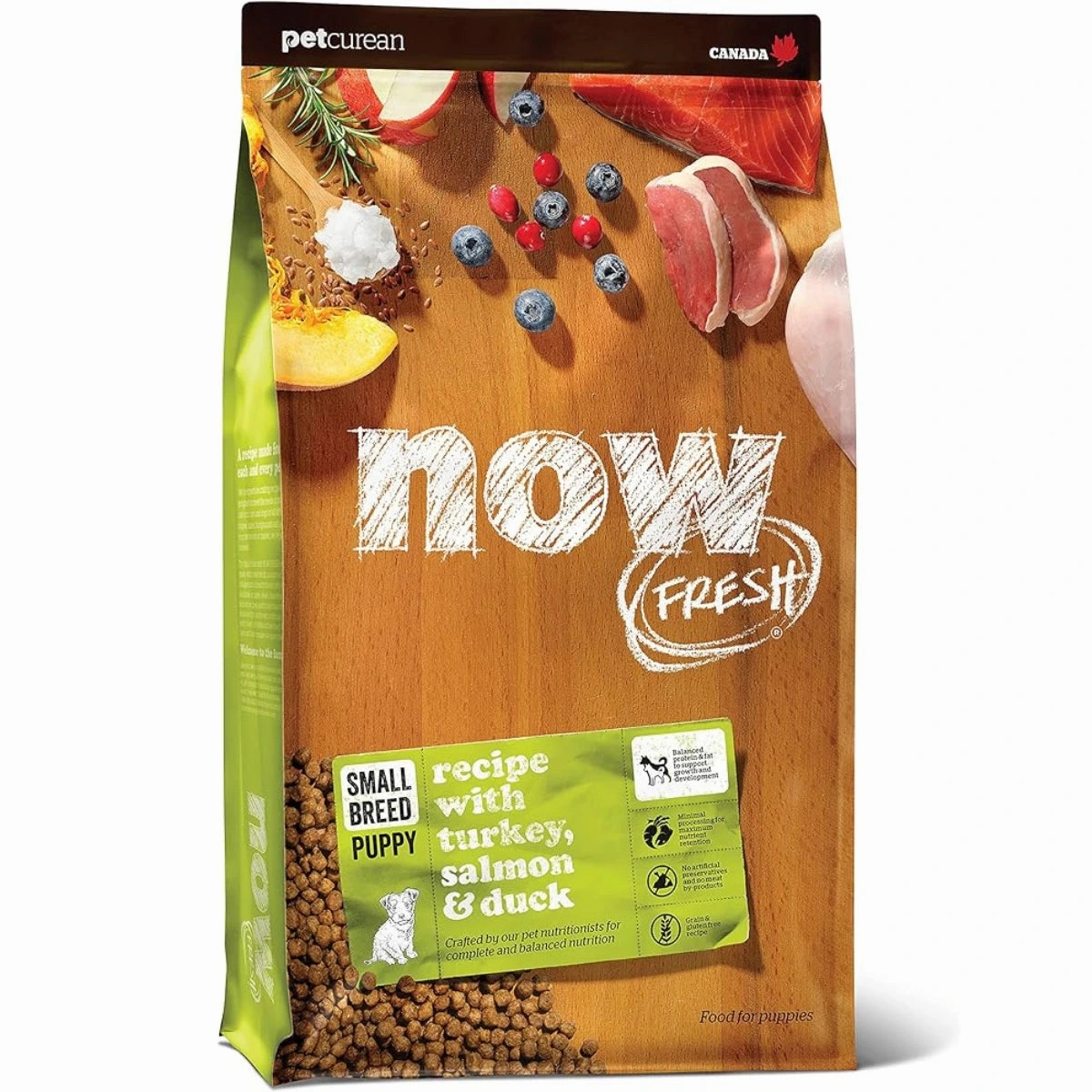 Now Fresh - Grain Free Puppy Small Breed Dog Food - Turkey, Salmon & Duck