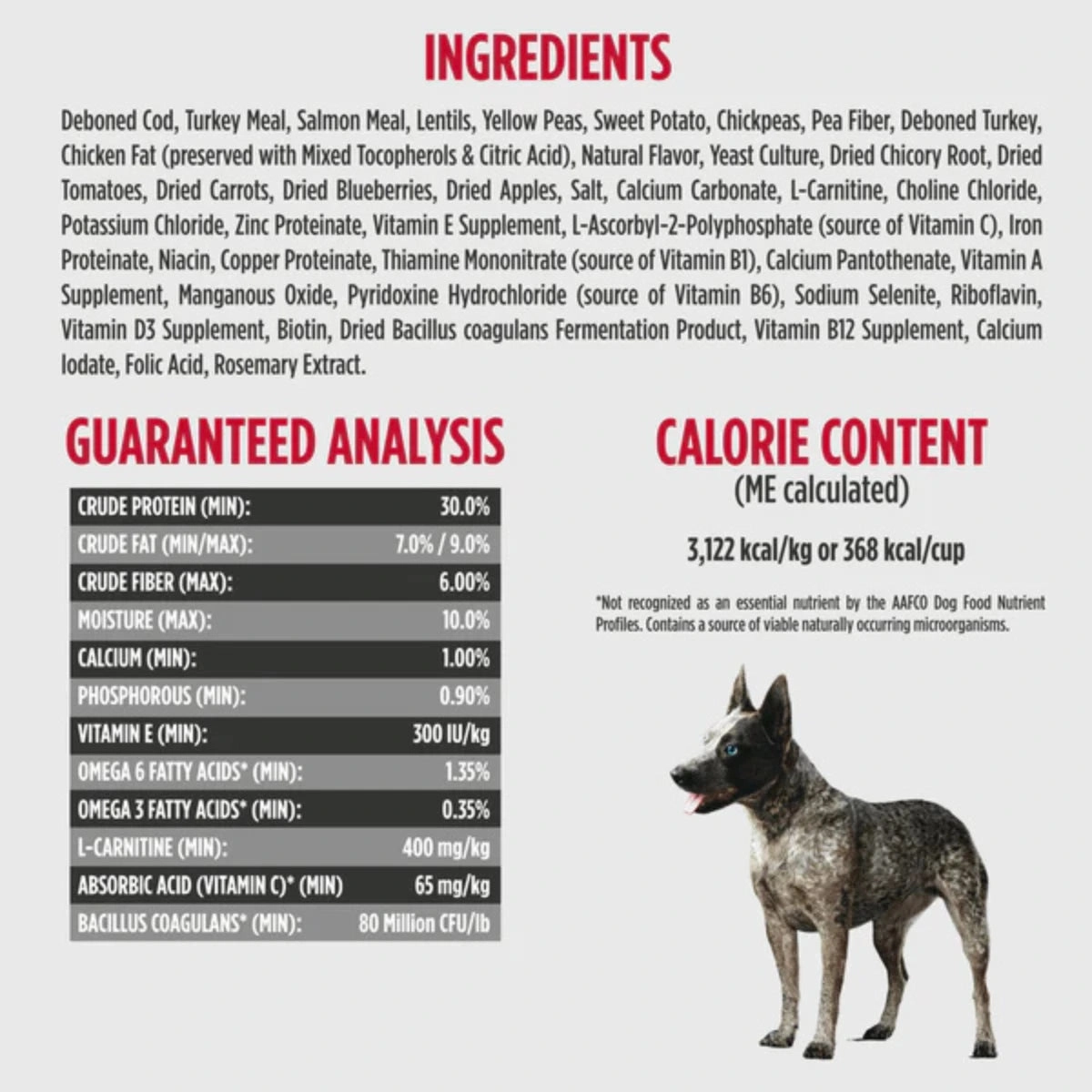 Nulo Freestyle Grain Free Dog Food - Trim Cod & Lentils Recipe