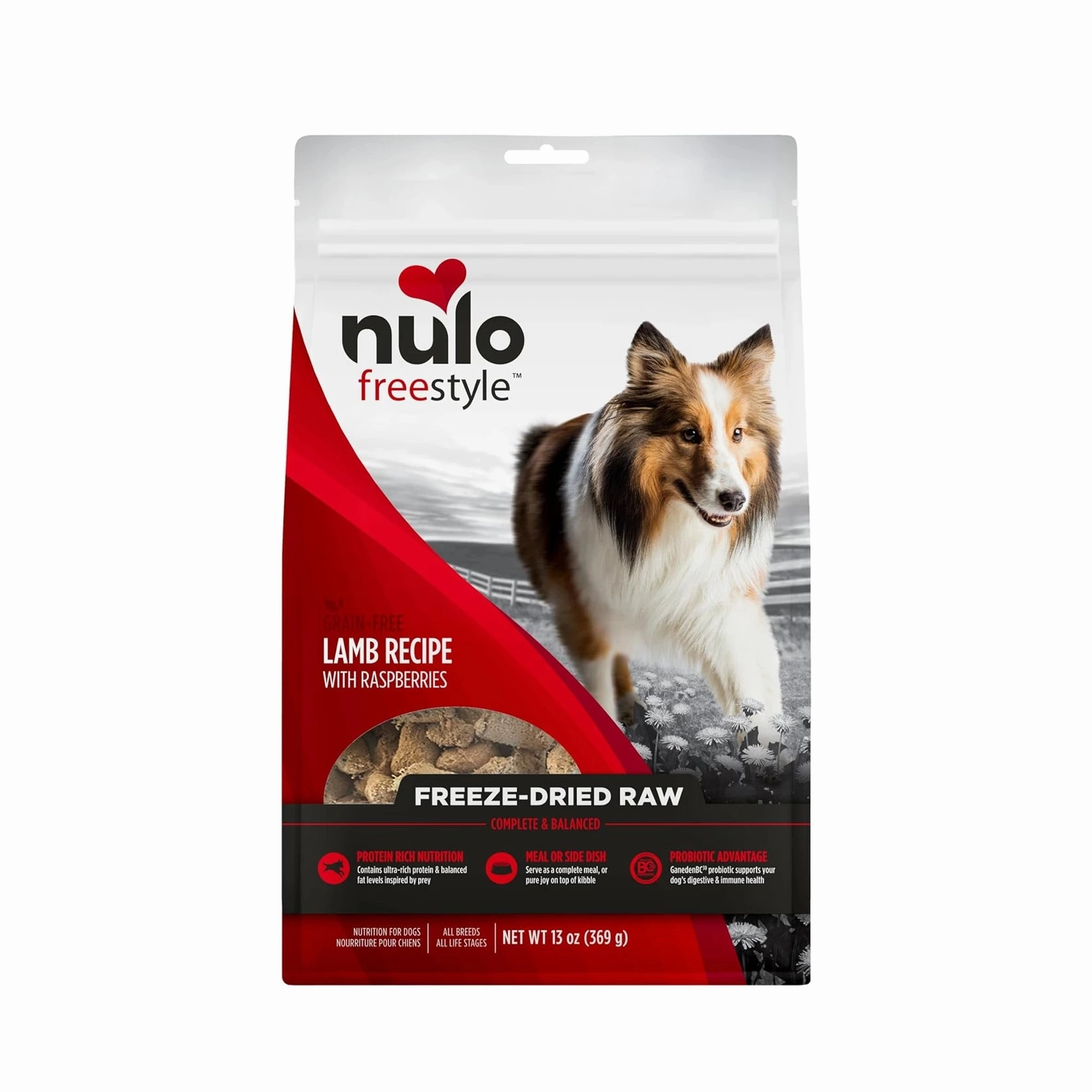 Nulo Freeze-Dried Raw Dog Food - Lamb & Raspberries