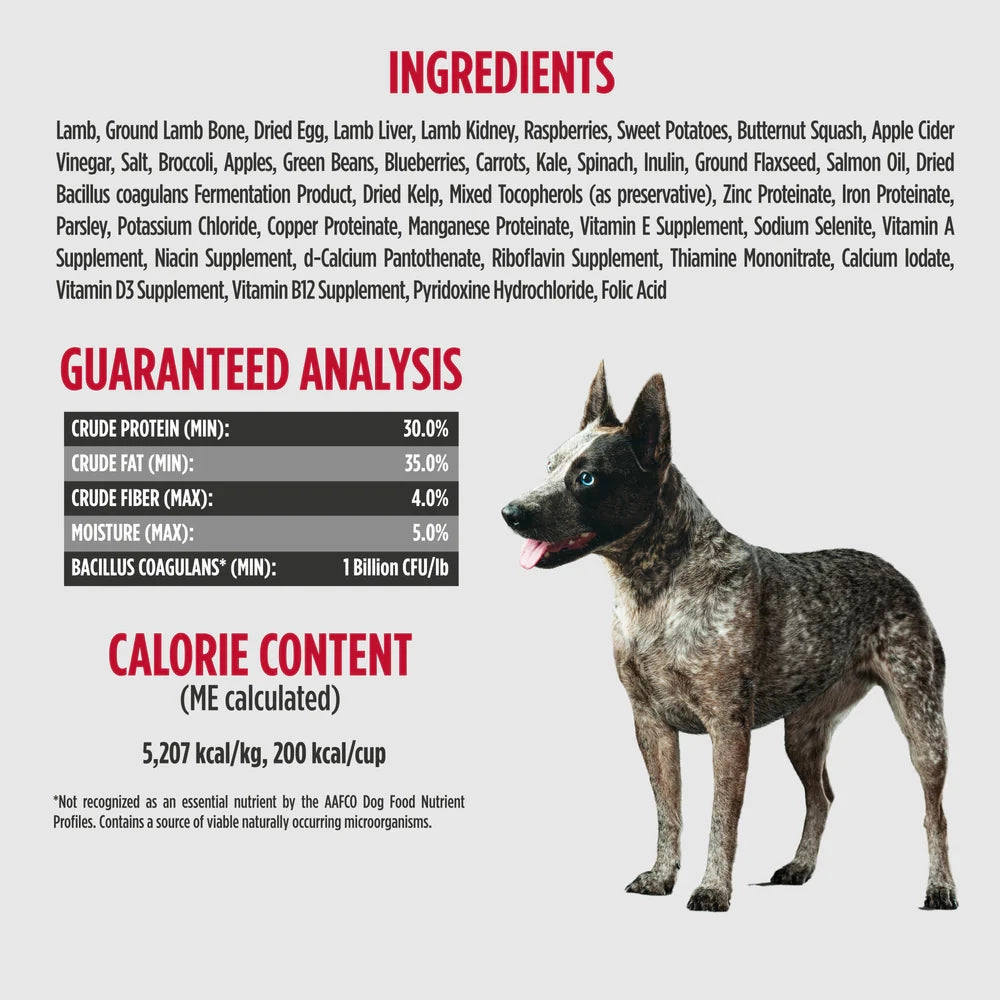 Nulo Freeze-Dried Raw Dog Food - Lamb & Raspberries