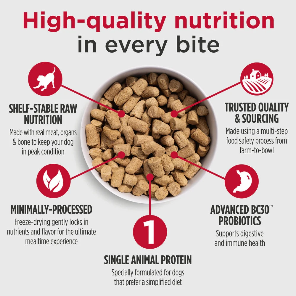 Nulo Freeze-Dried Raw Dog Food - Lamb & Raspberries