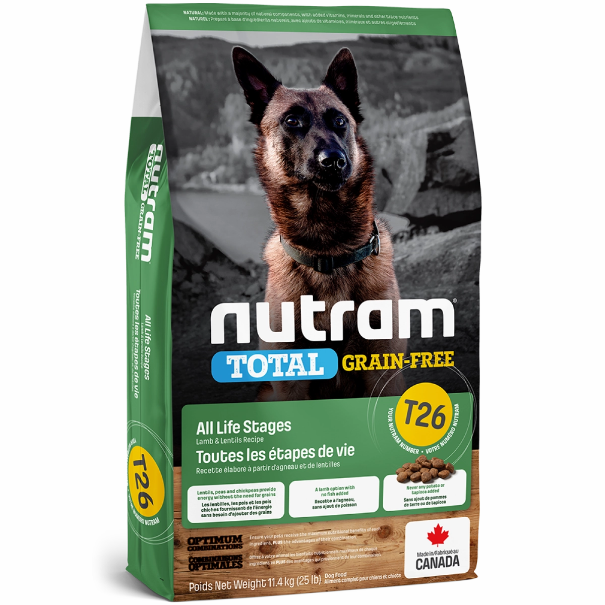 Nutram - Total Grain-Free - Lamb & Legumes Recipe T26