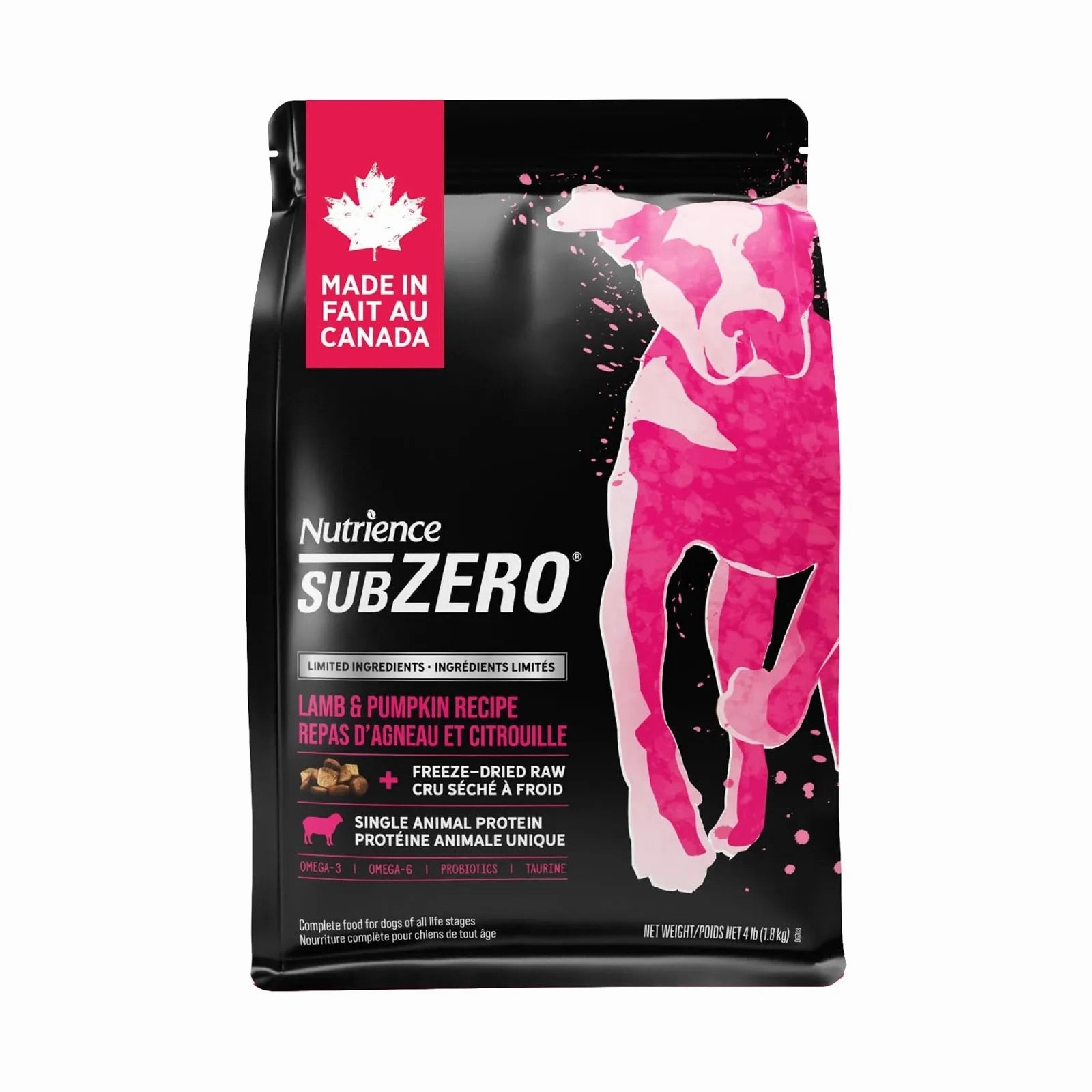 Nutrience - SubZero Limited Ingredients Dog Food - Lamb & Pumpkin Recipe