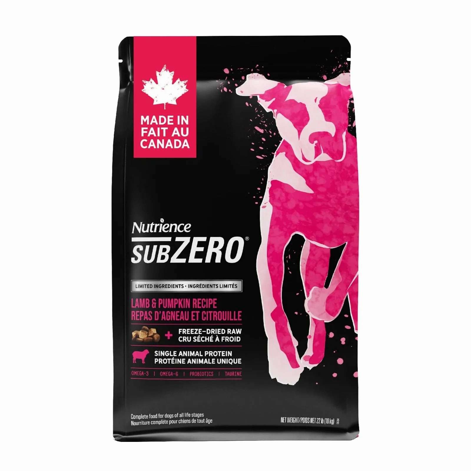 Nutrience - SubZero Limited Ingredients Dog Food - Lamb & Pumpkin Recipe