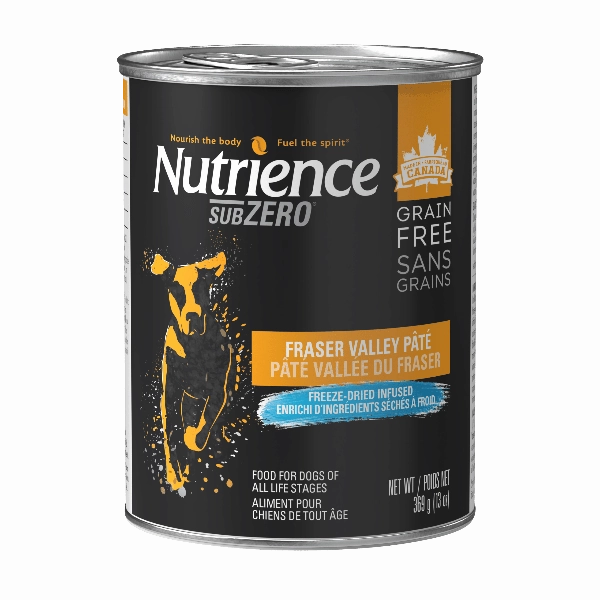 Nutrience SubZero Fraser Valley Pate Canned Dog Food