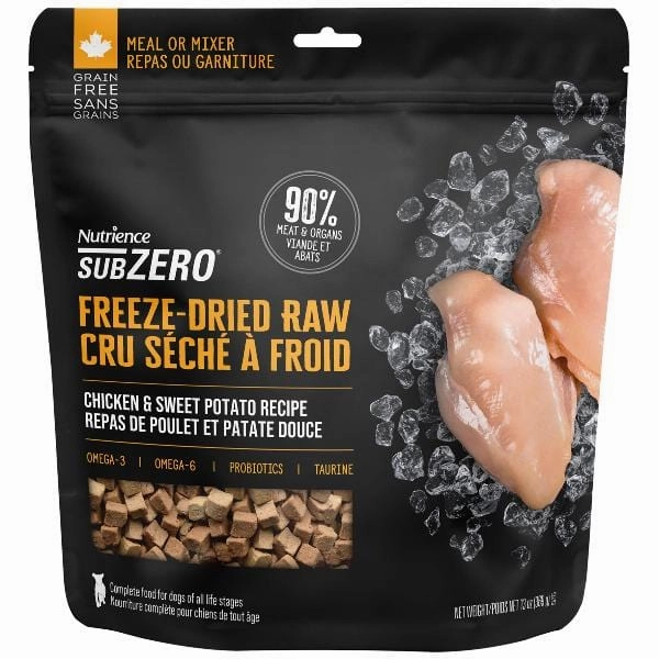 Nutrience SubZero Freeze-Dried Raw Chicken & Sweet Potato Dog Food