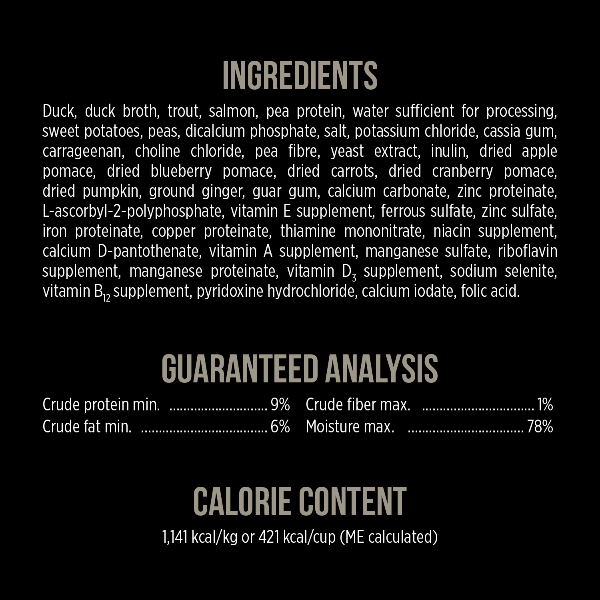 Nutrience SubZero Northern Lakes Pate Canned Dog Food