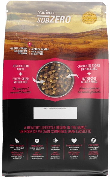 Nutrience SubZero Prairie Red Large Breed Dry Dog Food, 10kg