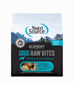NutriSource Element Series Chicken and Duck Recipe Freeze-Dried Raw Dog Food