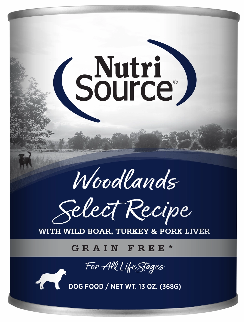 NutriSource Grain Free Woodlands Select Canned Dog Food
