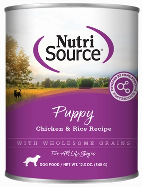 NutriSource Puppy Chicken & Rice Canned Dog Food