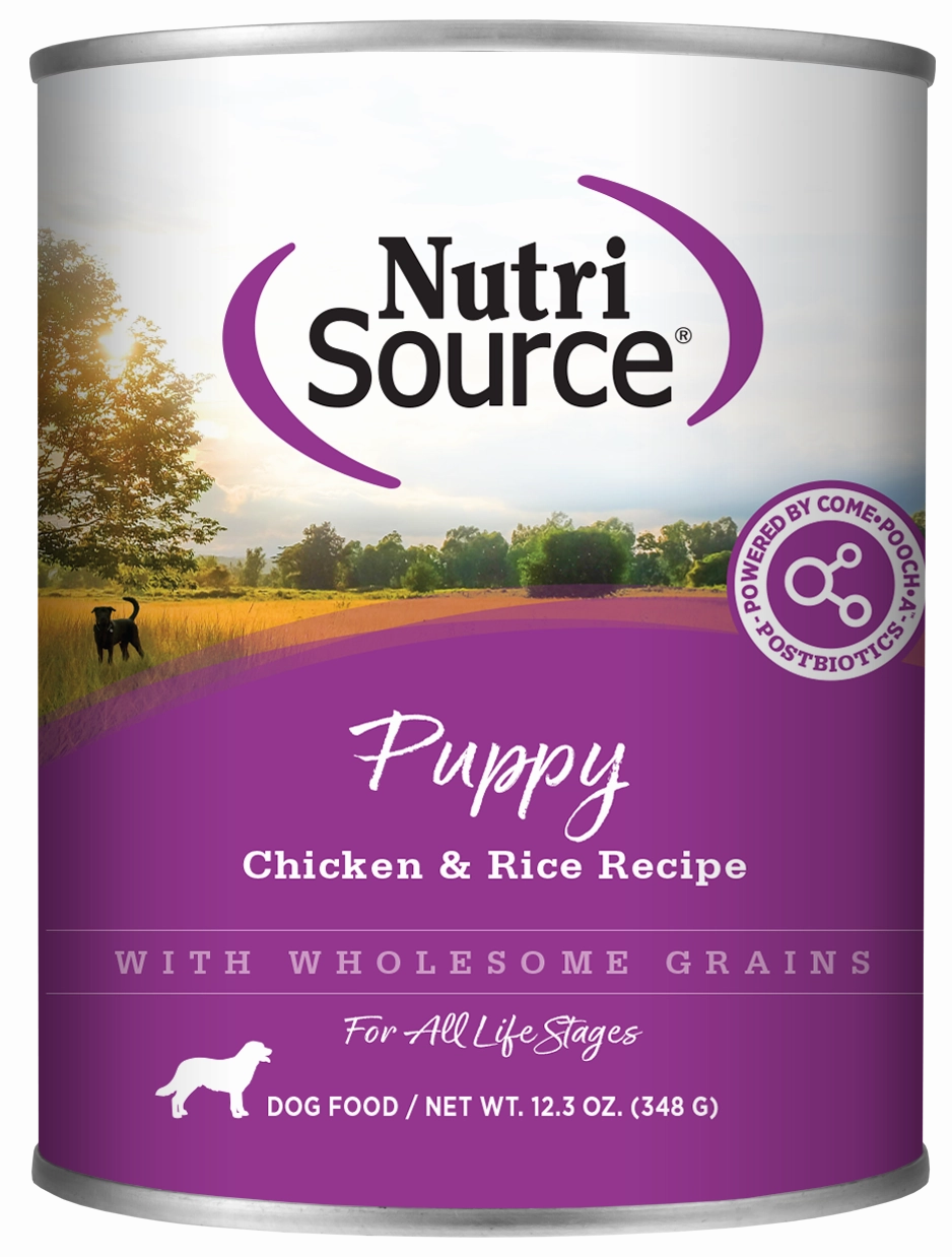 NutriSource Puppy Chicken & Rice Canned Dog Food