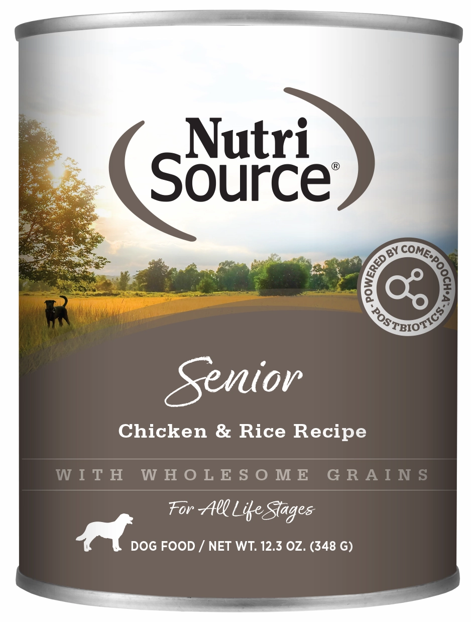 NutriSource Senior Chicken & Rice Canned Dog Food