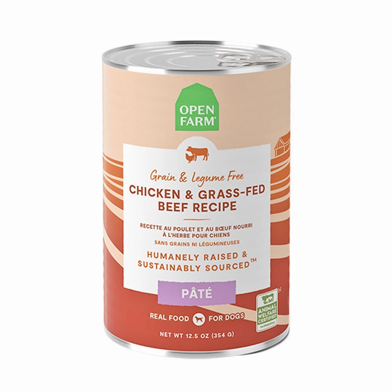 OPEN FARM Chicken & Grass-Fed Beef Pt Recipe for Dogs
