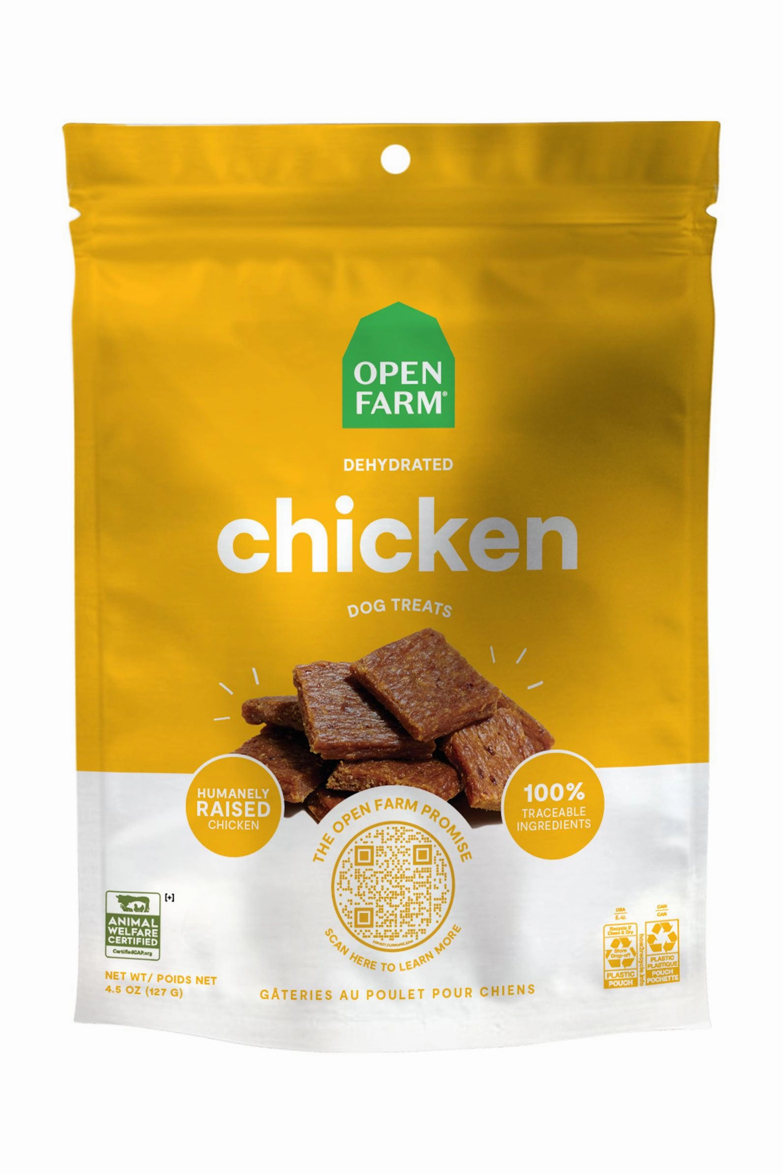 Open Farm Dehydrated Chicken Dog Treats